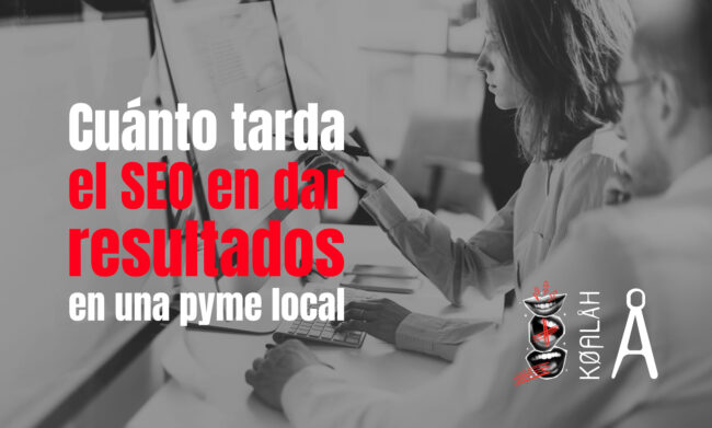 Cuánto tarda el SEO en dar resultados en una pyme local