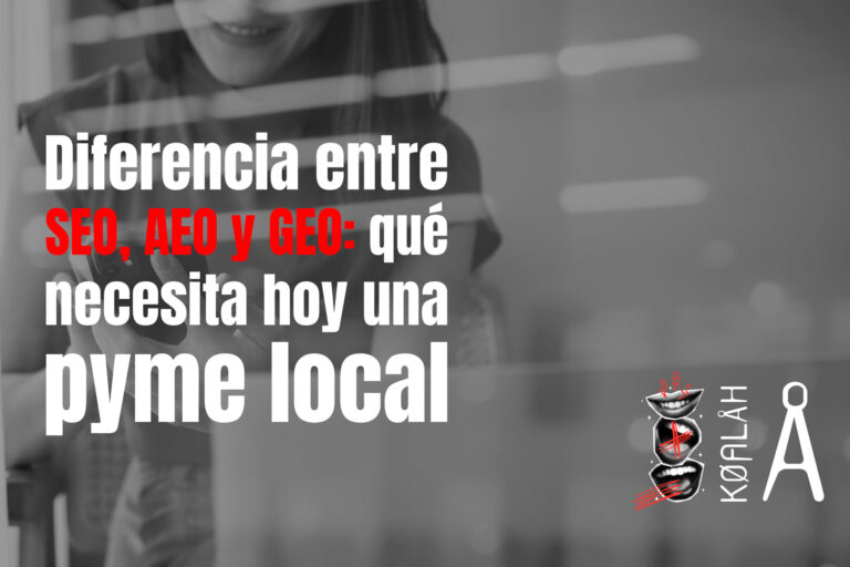 Diferencia entre SEO, AEO y GEO: qué necesita hoy una pyme local